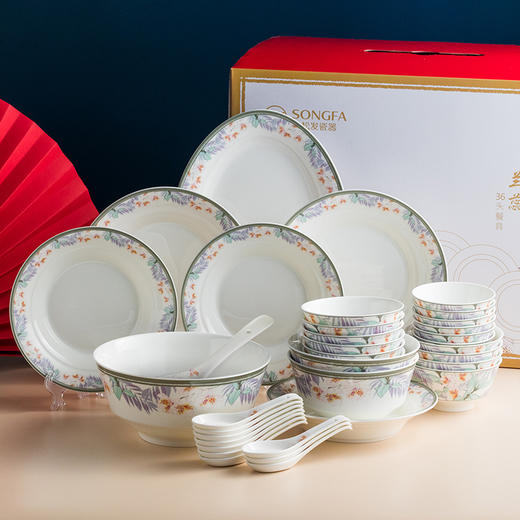 36头兰蕊餐具套装 商品图0
