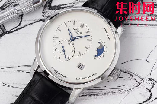 格拉苏蒂 原创偏心系列 AI“德味儿”的腕表———格拉苏蒂原创90偏心大日历 商品图3