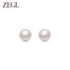 ZEGL天然淡水珍珠耳环女2023年新款耳钉高级感复古12mm14mm大耳饰 商品缩略图0