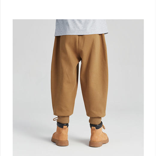 漫画家潮童装男童裤子秋新品宽松茧型针织束脚运动卫裤儿童秋装 商品图4