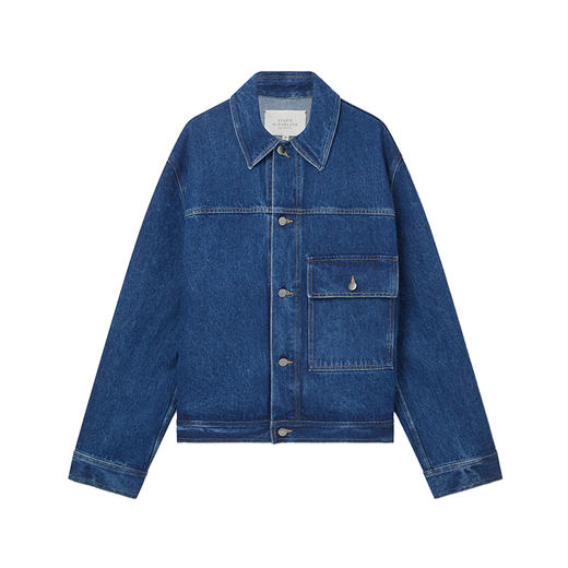 STUDIO NICHOLSON DENIM JACKET 男装廓形水洗牛仔夹克外套 商品图3