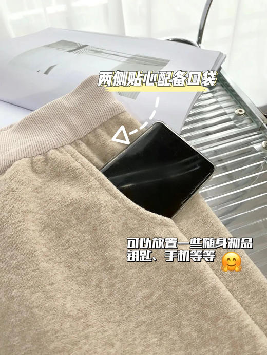 乐登虎 秋季新款小绵羊时尚百搭高腰宽松休闲运动卫衣+阔腿裤套装[福利品] 商品图9