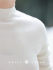 【经典款】PETIT SCHAN小闪 CLO#128 H₂O 水 日本岛精无缝半高领高支超细美丽诺纯羊毛坑条基础打底针织衫 商品缩略图6