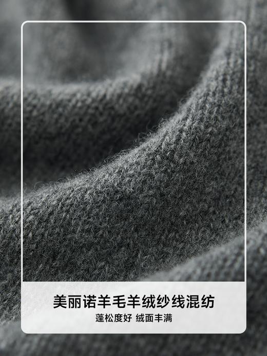 四种穿法 羊绒羊毛混纺两件套针织外套背心FJ492623O 商品图13