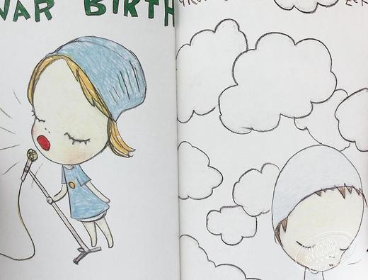 【中商原版】用小刀划开 新装版 进口艺术 Slash with a Knife 新装版 奈良美智 リトルモア 日文原版 商品图4