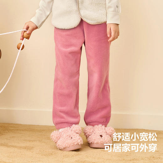 【mini亲子】迷你巴拉男童女童家居裤冬季宝宝可外穿儿童长裤 商品图2