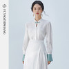 IWY/扶摇系列 文艺国风白衬衫小立领刺绣上衣内搭衬衫半身裙女早秋新款FYB251+FYS237 商品缩略图0