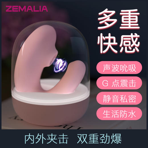 SVAKOM司沃康娜塔莎 女用吮吸弯曲震动棒 商品图0