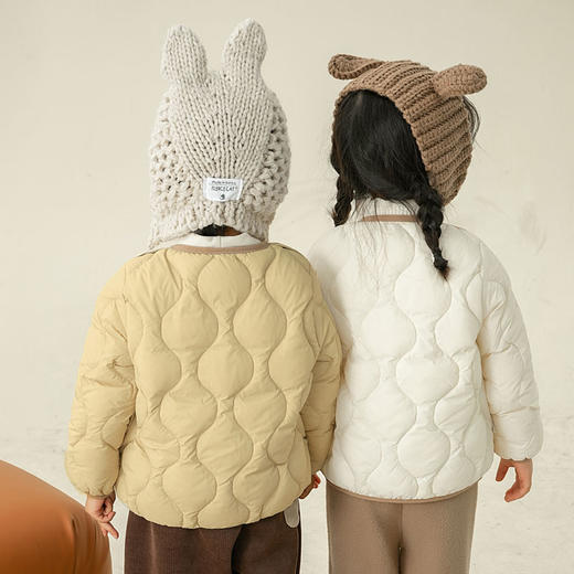 【糖果色集合，可盐可甜多选择！】新款儿童羽绒服双面穿轻薄羽绒外套宝宝保暖内胆冬季内穿校服-QQ 商品图3