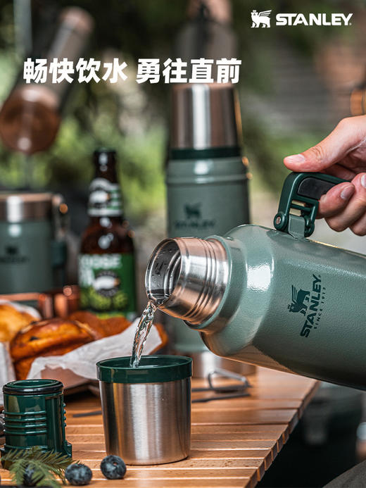 美国STANLEY斯坦利 经典 保温水壶提手双层不锈钢真空1升 08266 商品图0