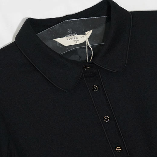 VIVIAN LIU薇薇安刘R2344106秋女装新款羊毛混纺H型长袖连衣裙 商品图2