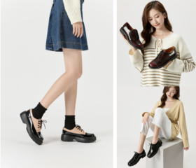 【KD厚底款】50年制鞋经验师傅匠心之作！Kacey Devlin内里 进口鹿皮休闲鞋 松糕鞋/厚底乐福鞋