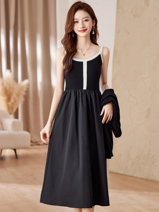 秋季上新，气质时尚收腰显瘦两件套裙HR-WA23839 商品图0