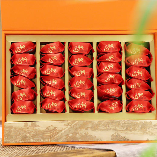 汉合茶叶【大红袍】肉桂香型 特级 武夷岩茶 诚意礼盒210g（25泡x8.5g） 商品图2