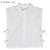VIVIAN LIU 薇薇安刘R2343018 秋女装新款木耳边弹力无袖假领打底 商品缩略图0