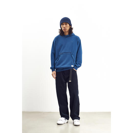 吃茶去chichaqu全棉扣绳带帽卫衣 商品图3