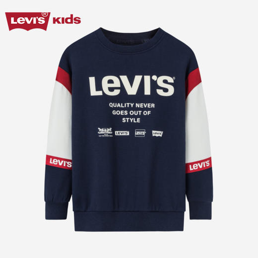 Levi's 冬 大童小童 男童套头无帽卫衣 LVB-FW-J538 商品图0