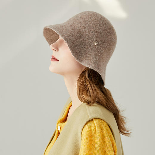 帽仕汇-KEYONE 绵羊毛可折叠携带渔夫帽 商品图6