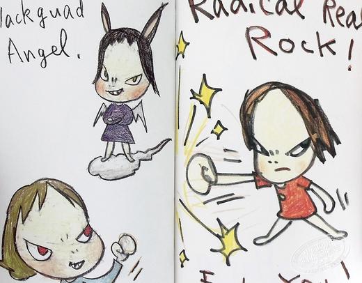 【中商原版】用小刀划开 新装版 进口艺术 Slash with a Knife 新装版 奈良美智 リトルモア 日文原版 商品图7