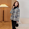 WZNHWS23919 2023年秋季上新韩版时尚休闲宽松显瘦气质通勤圆领印花外套 商品缩略图0