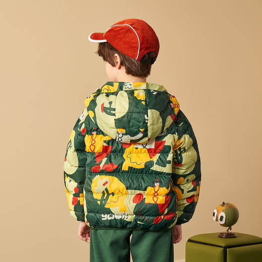 【MQD】童装冬季新款男女童连帽羽绒服 商品图2