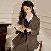 西遇韩系西装外套早春新款复古宽肩宽松显瘦直筒外套上衣女D2238748 商品缩略图3
