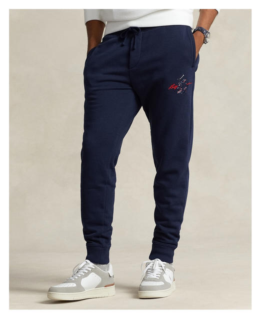 马球 秋季新款 内加薄绒刺绣大马标 运动长裤卫裤 PT-1150 商品图3