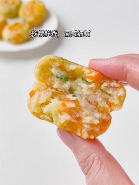 【辅食厨房】土豆虾饼