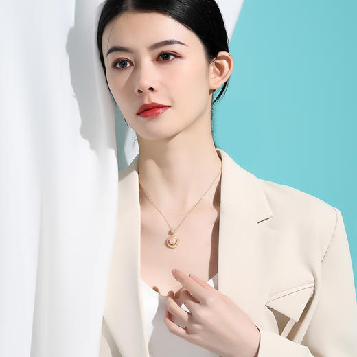 【沐银时代】时尚珍珠项链 商品图0