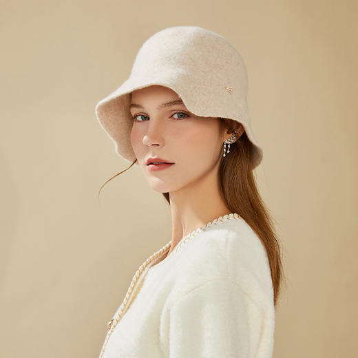帽仕汇-KEYONE 绵羊毛可折叠携带渔夫帽 商品图0