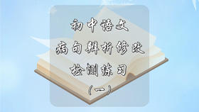 初中语文病句辨析修改检测练习（一）