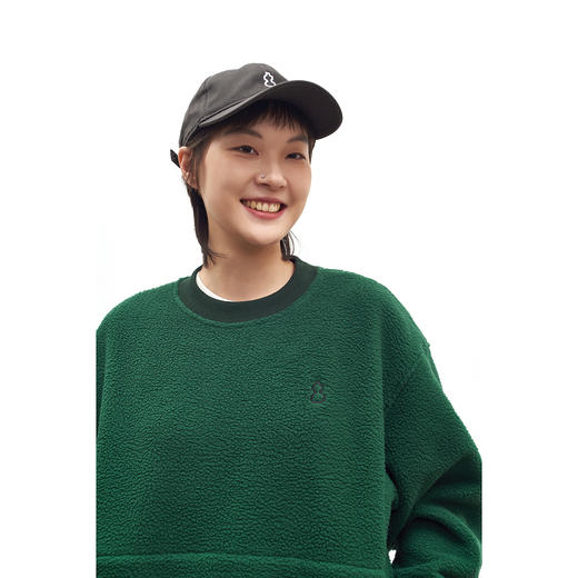 吃茶去chichaqu抓绒摇粒绒套头卫衣 商品图1