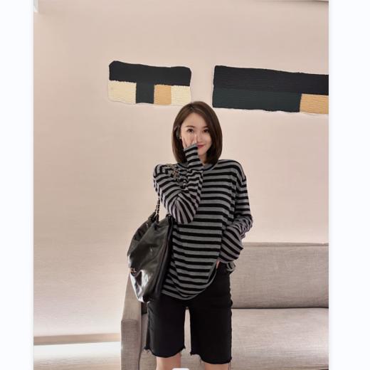 立体条纹毛衣 商品图5