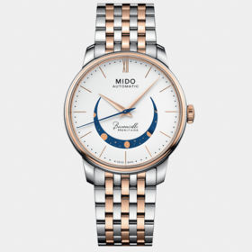 美度 MIDO 贝伦赛丽典藏系列微笑款月相腕表 M027.407.22.010.01