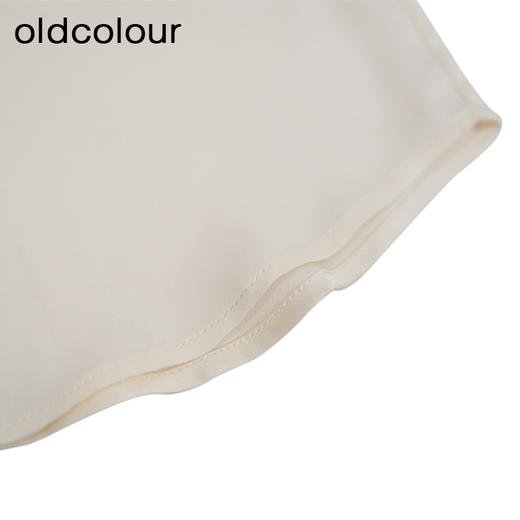oldcolour杏色长袖衬衫秋季新款气质百搭通勤上衣女GO31013871 商品图3