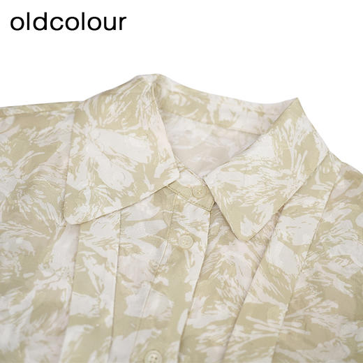 oldcolour休闲长袖衬衫秋季新款宽松显瘦百搭上衣女GO31013860 商品图2