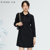 VIVIAN LIU薇薇安刘R2344106秋女装新款羊毛混纺H型长袖连衣裙 商品缩略图0