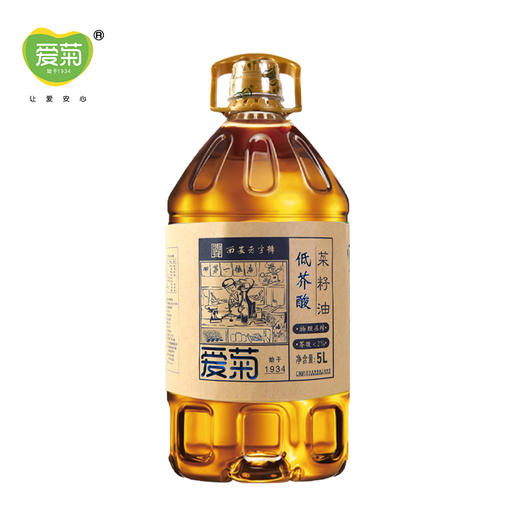 5L爱菊低芥酸菜籽油 商品图1