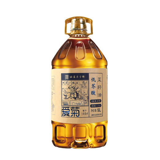 5L爱菊低芥酸菜籽油 商品图4