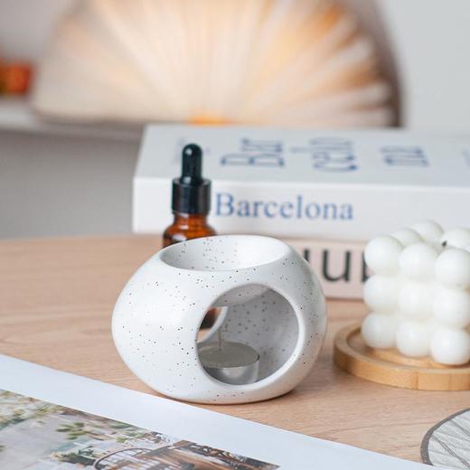 【薰香、精油、蜡烛和灯炉四合一！】创意卡通造型陶瓷薰香精油炉香薰炉精油蜡烛灯炉熏香创造一个舒适、放松的环境lm 商品图1