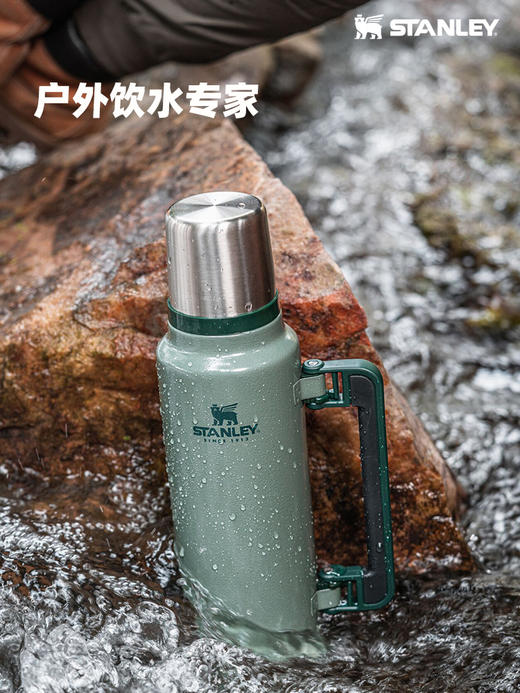 美国STANLEY斯坦利 经典 保温水壶提手双层不锈钢真空1升 08266 商品图2