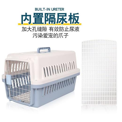 宠物航空箱猫咪托运箱狗狗外出便携旅行箱透气车载狗笼随机色/个 商品图3