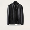 【实体店同款】【新款DPX】大依优型大码立领皮夹克PU外套加肥加大肥佬休闲上衣男士胖子时尚 商品缩略图6