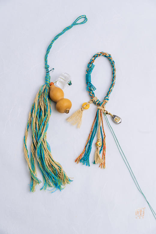藏风手工编织挂饰+编织手绳套装 商品图7