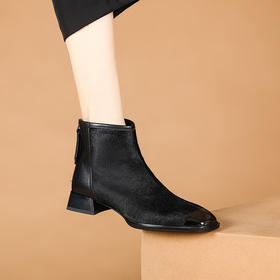 简约百搭，低跟新款短靴XYM-k817