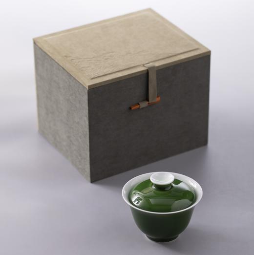 盖碗 朗窑绿 商品图3