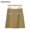 oldcolour小香风半身裙秋季新款气质A字显瘦小短裙女GO31061876 商品缩略图0