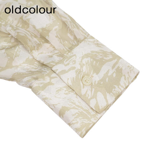 oldcolour休闲长袖衬衫秋季新款宽松显瘦百搭上衣女GO31013860 商品图4