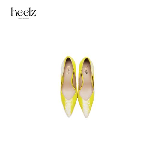 heelz设计师手工鞋履｜Samantha 2.0艺术牛皮100mm尖头V口高跟鞋 商品图2