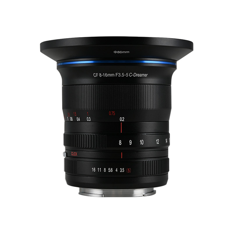 LAOWA老蛙CF8-16mmF3.5-5.0 C-Dreamer无反半画幅超广角变焦镜头（索尼E、富士X、尼康Z、佳能RF、佳能EF-M）